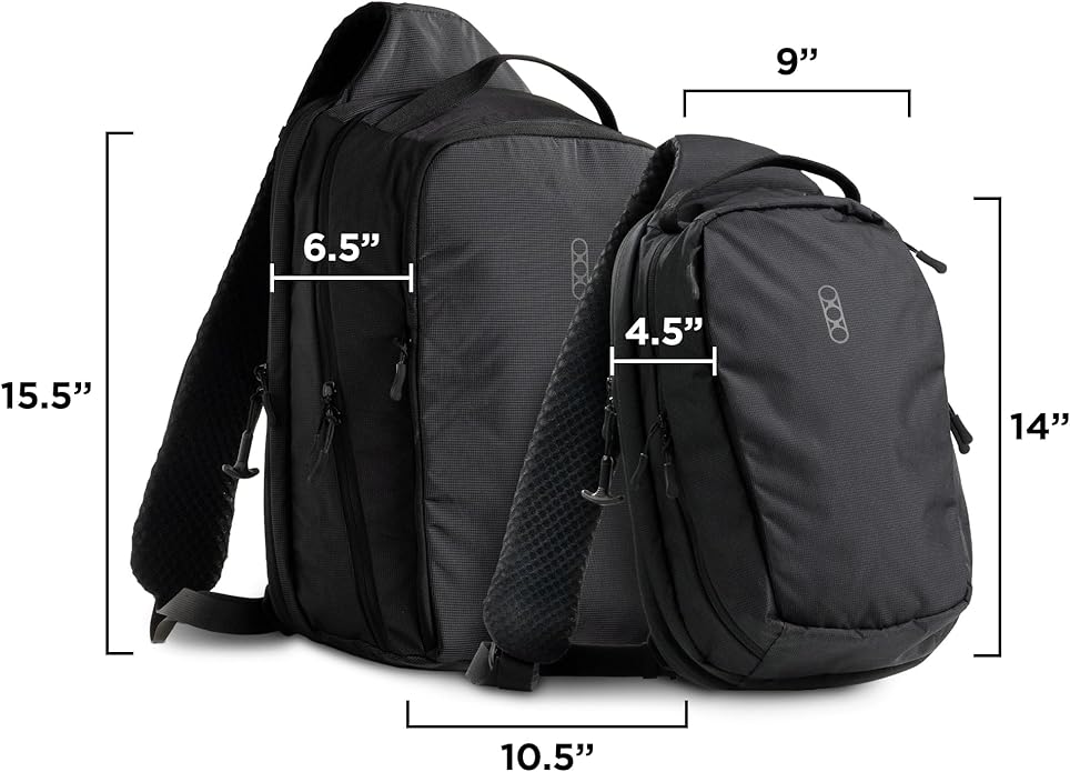 Eberlestock Fade Sling Pack - EDC Crossbody Sling Backpack - Ambidextrous Access to All Compartments - Quick Access