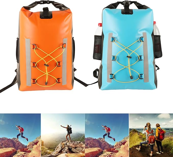 Dry Backpack Water Proof Floating 30L Water Proof Backpack with Side Bag Dry Bag Water Proof Bag for Kayaking Boating