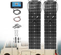 Semi-Flexible Solar Panel 200W 21V Bendable Thin Film Monocrystalline Lightweight for Off-Grid Solar Panel Kits PV Charging Power Kits &amp EcosystemWhiteSolarpanels