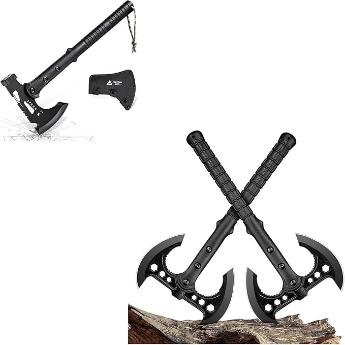 Freelander Throwing Axe Set Bundle with Camping Axe
