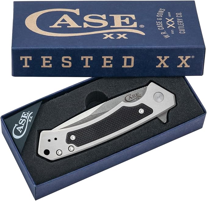 Case XX Marilla Frame Lock 25898 Titanium and G10 S35VN Stainless Steel 1/250 Pocket Knife