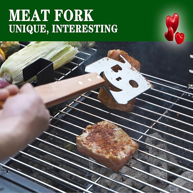 BBQ Gift for Men Dad Husband Fathers Day Birthday Gifts 7 in 1 Grill Spatula Fun BBQ Accessories Funny Grill Spatula for Outdoor Cooking Outdoor Cooking Camping Multifunctional Tool