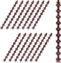 TREE-Z Wrap — Tree &amp Post Light Wrapping Tool for String Lights — Uniform Spacing Staple-Free Install (Brown 15-Pack)