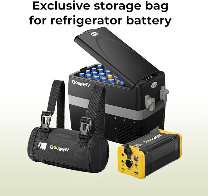 BougeRV 277Wh Power Station Protective Cover with DC Charging Cable Portable Carrying Case Only for 277Wh Power Station (Power Station NOT Included)