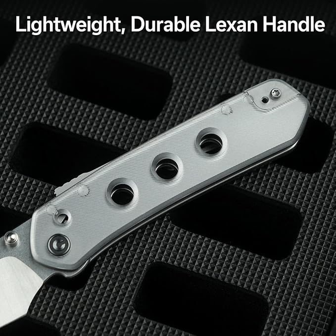 CIVIVI Vision FG Pocket Knife for EDC Superlock Folding Knife with 3.54 Reverse Tanto Nitro-V Blade Lexan Handle Ideal Gift for Men Women C22036-7
