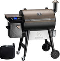 Z GRILLS Wood Pellet Grill Smoker with PID 3.0 Controller 697 Cooking Area Meat Probes Rain Cover for Outdoor BBQ 7002C