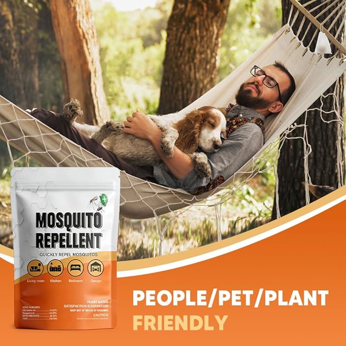 SCFKAOF Mosquito Repellent Outdoor Patio Mosquito Deterrent for Yard Indoor Mosquito Repellent Balls Mosquito Repeller for Patio Keep Mosquito Away Covers 120 Sq. Ft 60 Days Protection-12 Packs