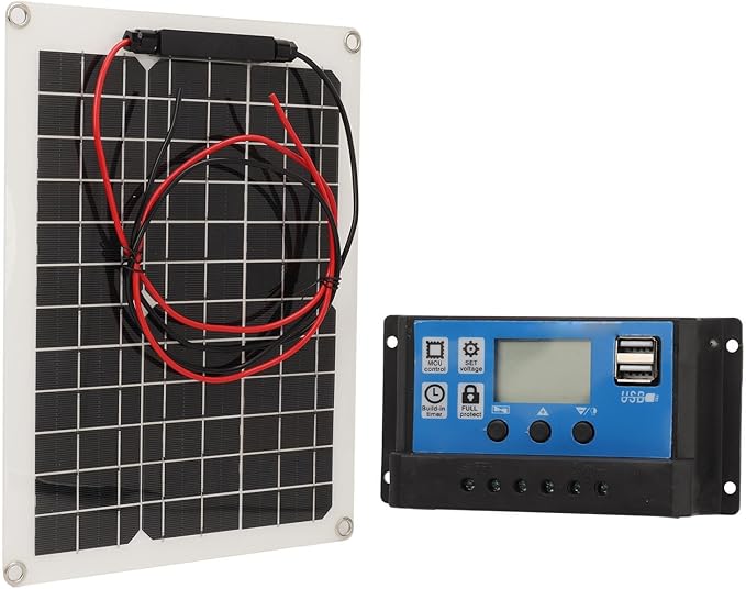 300W Solar Panel Kit DC 12V 24V 50A High Efficiency Solar Charger IP67 Waterproof with Controller for RV Camper
