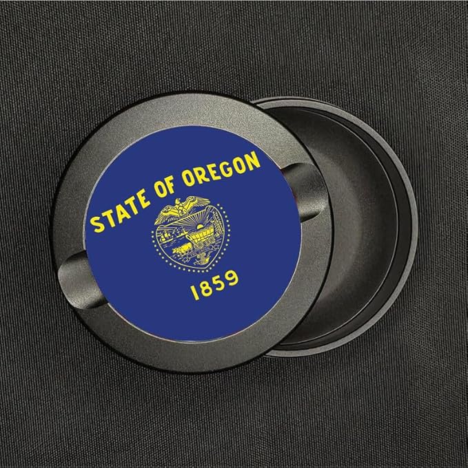 Brotherhood Metal Zyn Container - Metal Zyn Holder - Zyn Metal Can - Metal Container for Zyn Holder - Metal Zyn Can Golf Gifts for Him - Zyn Containers for Golf - Oregon State Flag