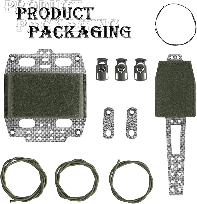 Tactical Helmet NVG Battery Pouch T-Shaped Battery Storage Holder Pack with Hook and Loop Counterweight Bag