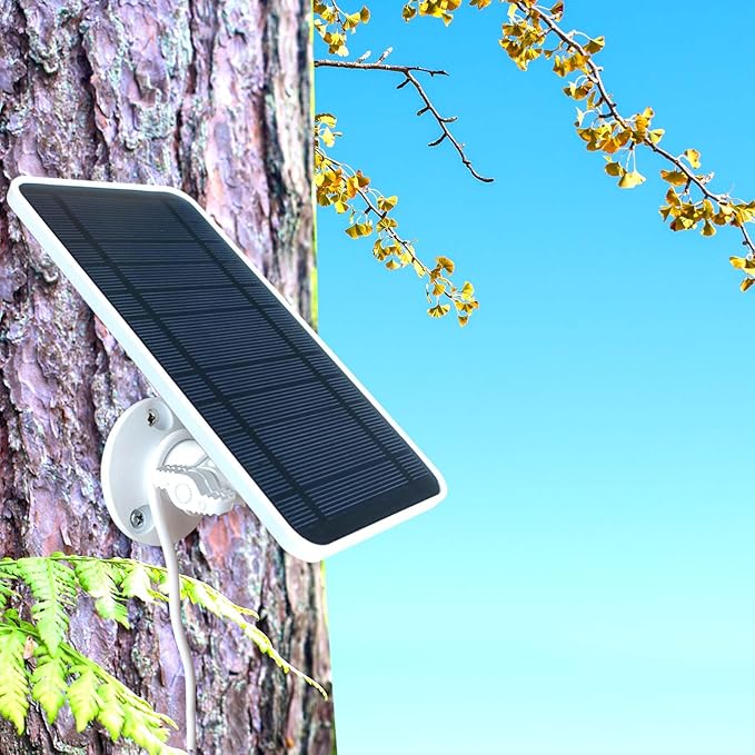 DIANMU Solar Panel Charger for Arlo Pro 5S 2K Pro 4 Pro 3 Ultra 2 Ultra 2 XL Pro 4 XL Go 2 - with 13FT Magnetic Cable 360° Adjustable Aluminum Alloy Mount (Not for Pro/Pro2/Essential) - 1 Pack