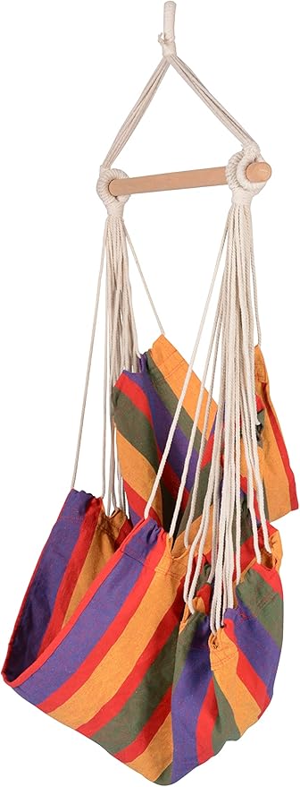 Boho Breeze Swinging Bungalow Chair - Tropical Stripe
