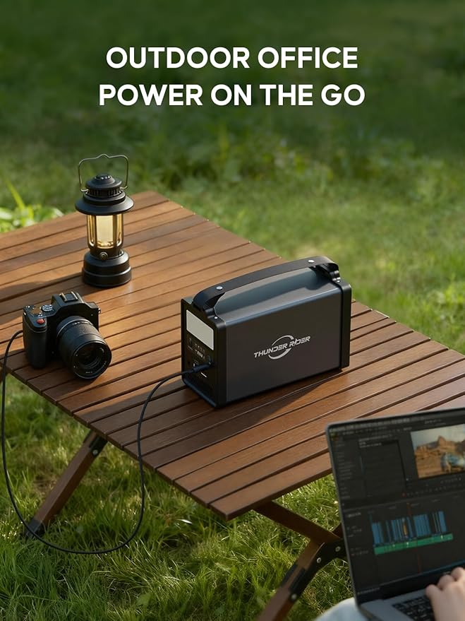 Portable Power Station 300W 299Wh Solar Generator with 4.38lbs Ultralight Design Pure Sine Wave AC Outlet Backup Lithium Battery for CPAP Camping RV Home Emergency