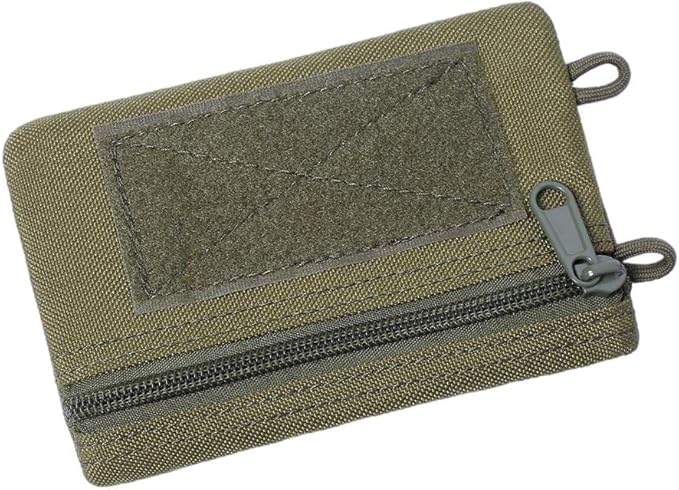 Misppro Outdoor Molle Pouch Wallet Waterproof Portable Travel Zipper Waist Bag Green for Camping Hiking Backpacking