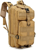 LINGYUE Waterproof Tactical Bagpack 25L Outdoor Hiking Backpack For Outdoor Camping Hunting Travel Trekking(H)