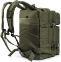 US 45L Large Military Tactical Backpacks Army Assault Pack Hiking Treek Rucksack (Army Green)