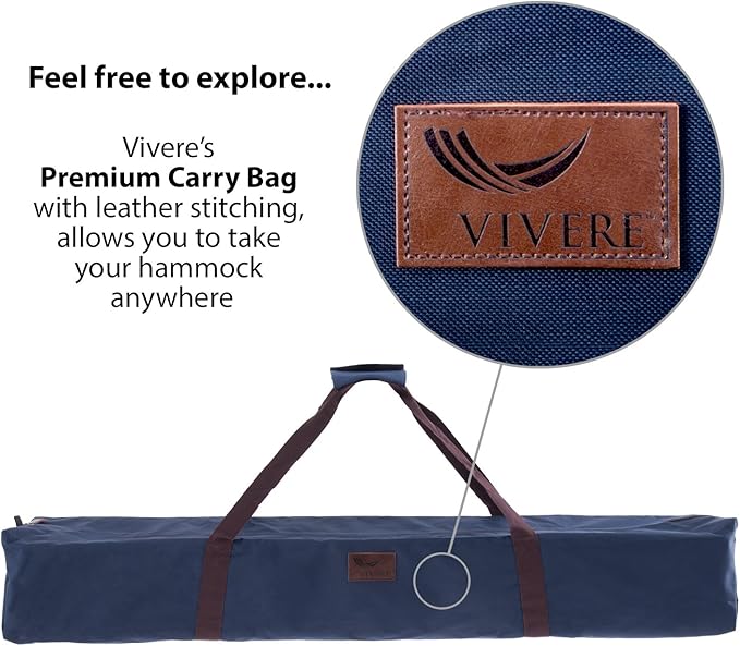 Vivere UHS9 Universal Space-Saving Steel Hammock Stand 9-Feet Charcoal