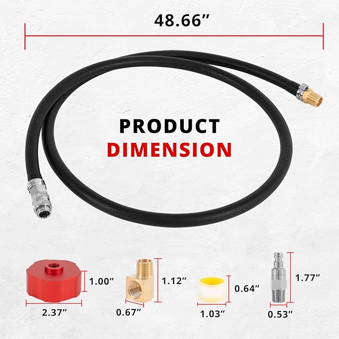 Single System Clam Kit HND1.2CS Fit for Honda EU1000i and EU2000i Generators Extended Fuel System Kit Replace for HND1.2CS Single System Clam Kit
