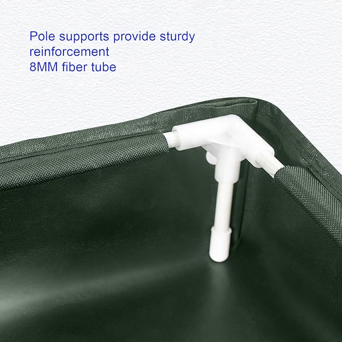 AUNMAS Foldable Camping Shower Base Portable Outdoor Shower Floor with Drain Pipe for Camping RV Travel Beach Pet Bathing