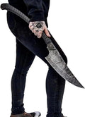 OLDZ CRAFTZ- Handmade High Carbon Steel Chopping Blade Sword Full Tang Outdoor Hunting Camping Hiking Survival with Protective CoverCosplay Swords LARP Sword Prop Swords Cosplay &amp Gifts