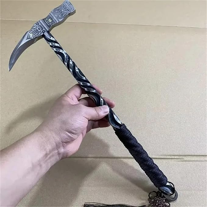 Compatible For 40cm Hand Forged Integrated Wild Boar Hammer Multifunctional Camping Gardening Hand Tool