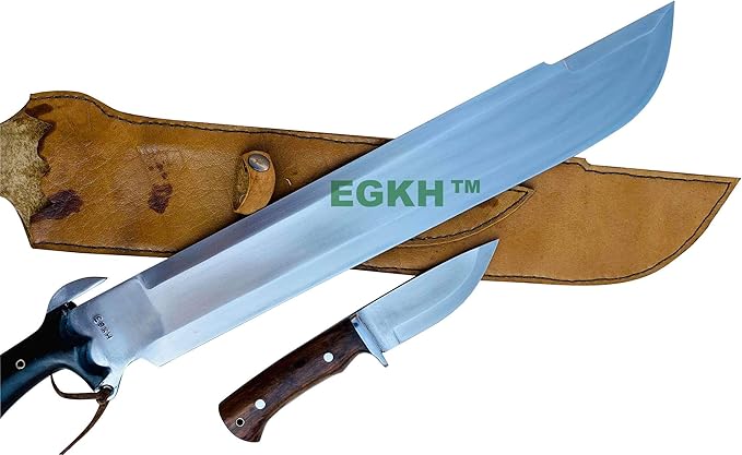 EGKH-18 Predator EUK Knife Survival Machete Hand Forged Blade Khukuri - Full Tang Knives Made in Nepal