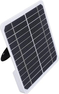 AUNMAS 20W Monocrystalline Solar Panel for Security Camera Outdoor 5V Waterproof Adjustable Wall Mount with 9.8ft Cable