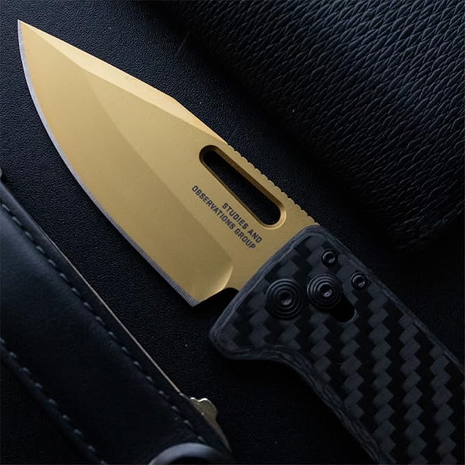 SOG Ultra XR Everyday Carry Slimline Ambidextrous CRYO CPM S35VN Stainless Steel Folding Knives | Titanium Pocket/Money Clip