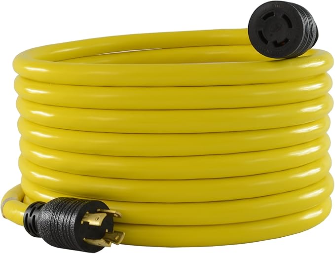 Conntek 30 Amp 4-Prong Locking NEMA L14-30 Heavy-Duty Generator Cord - 10ft