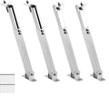 2 Set Solar Panel Tilt Mounting Brackets 15-30° Adjustable Solar Panel Stands Aluminum Alloy RV Solar Panel Ground Roof Mounting Kits for 50W 70W 100W 150W 200W 300W 400W Panels 14.1”-28.3”