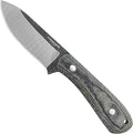 Condor Tool &amp Knife Ceres Knife - 3.59 In Sandvik 14C28N Stainless Steel - Flat Grind w/Second Bevel - Micarta Handle - Kydex w/Leather Belt Sheath Perfect for Camping &amp Survival 6.35 oz
