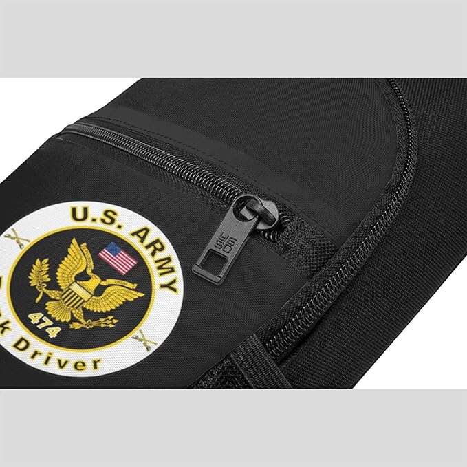 US Army MOS 474 Tank Driver Chest Pack Leisure Shoulder Crossbody Chest Bag