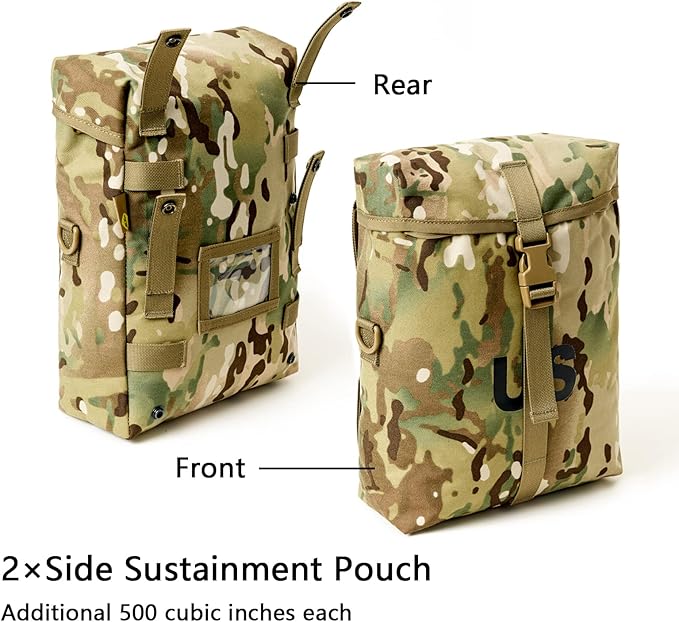 MT Military MOLLE 2 Large Rucksack with Frame Army Tactical Backpack