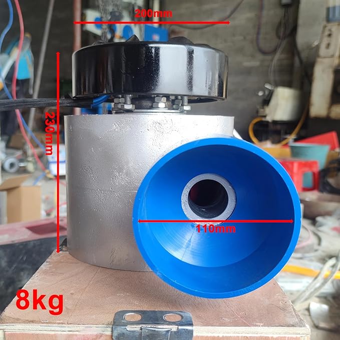 3000W Micro Hydroelectric Generator 220V Water Turbine High Power Hydroelectric Generator with Ballast and 110mm Inlet Fitting 3500RPM Permanent Magnet Generator for Home Outdoor3kw220V