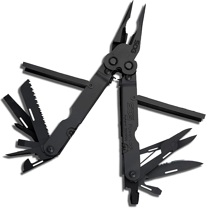 SOG PowerLock Multi-Tool (B61N-CP) and SOG Flint Survival &amp Defense Tool (FT1001)