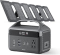 Portable Power Station with Foldable Solar Panels 40w DaranEner 300w Lifepo4 Battery 60W USB-C Pd 192Wh Fast Recharge Home Backup Power Bank Lightweight Solar Generator for Camping Outdoor Travel