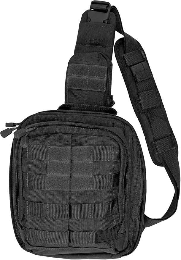 5.11 Tactical Sling Bag Pack MOAB 6 Shoulder Crossbody Military Bag 11L Black Style 56963ABR