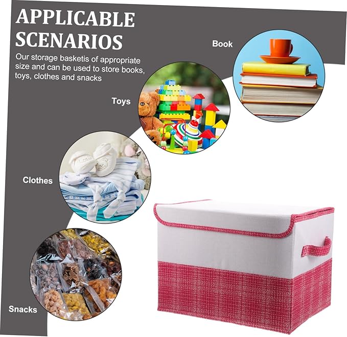 1pc Dormitory Storage Box for Clothes Toys and Household Organization Design