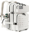 25L/45L Tactical Backpack for Women/men School Bag Gym Rucksack with Dual Cup Holder Bags for Womens Hiking Backpacks(25L Khaki)