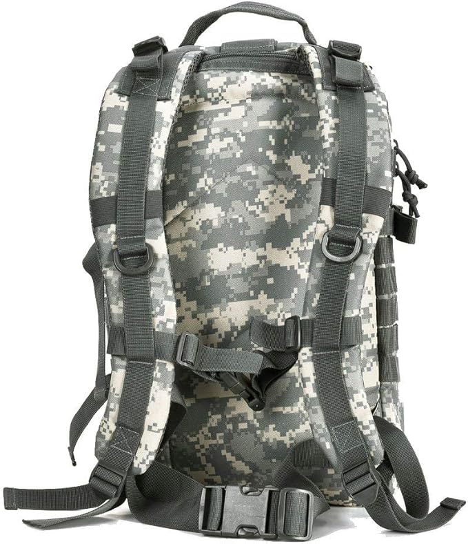 REEBOW GEAR Military Tactical Backpack for Men Large 34L Army 3 Day Assault Pack Molle Bag Backpacks (34L Camouflage ACU)