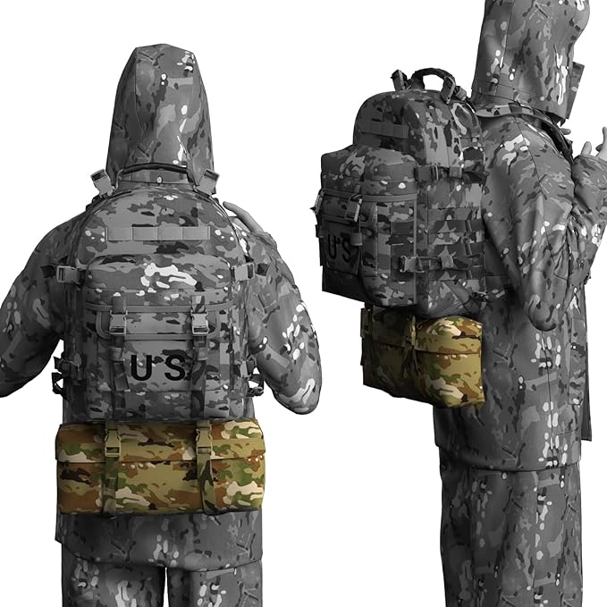 MT MOLLE Tactical Waist Pouch – Military-Grade EDC Utility Belt Bag Compact &amp Durable for Hiking Camping and Outdoor Survival