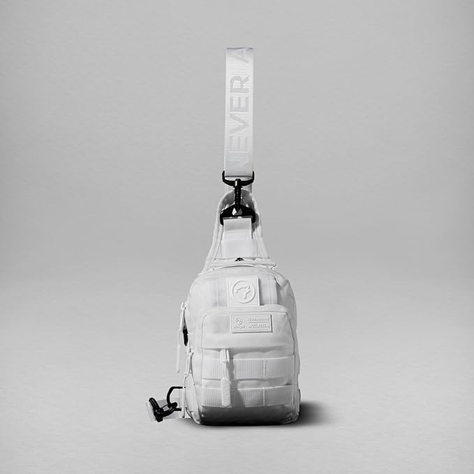 WOLFpak 4L Mini Tactical Sling Bag (Snow Leopard) Compact Crossbody Backpack for Gym Travel &amp EDC | Tactical Shoulder Bag with Multiple Pockets – Lightweight Durable Sling Pack for Men &amp Wom