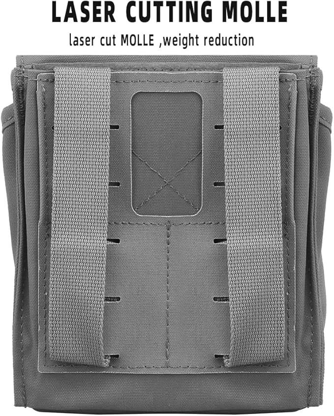 Tactical MOLLE 9MM/5.56 Mag PouchMultifunctional Groceries Pouch Military Utility Waist Bag Mobile Phone Fanny Pack for Vest Belt