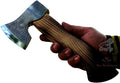 Custom and Handmade Carbon Steel Viking Axe Mini Camping Axe Hand Forged Medieval Dane Ragnar Axe Outdoor Hunting Fist Axe with Leather Sheath FS Crafts AXE004FR