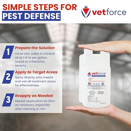 Total Insect Concentrate - Insect Management Suitable for Indoor and Outdoor Use - Broad-Spectrum Formula - 16oz Concentrated Formula