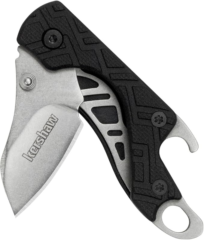 Kershaw Shuffle DIY Compact Multifunction Pocket Knife (8720) 2.4 Inch 8Cr13MoV Steel Blade 3.5 oz.Gray &amp Cinder Multi-Function Folding Pocketknife (1025) 1.4 Inch 3Cr13 Stonewashed Blade