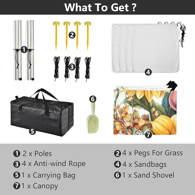 Spring Flowers Sunflower Calla Lily Rose White Stable Beach Tent UPF50 Water-Resistant Large Portable Sun Shelter with Sand Shovel for Camping Picnics Backyard &amp Fishing