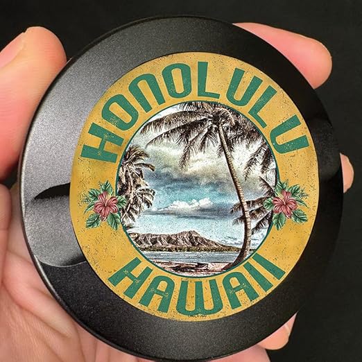 Metal Zyn Container - Metal Zyn Holder - Zyn Metal Can - Metal Container for Zyn Holder - Metal Zyn Pouch Cans - Smell Proof Container for Zyn - Metal Zyn Pouch - Honolulu Diamond Head Hawaii