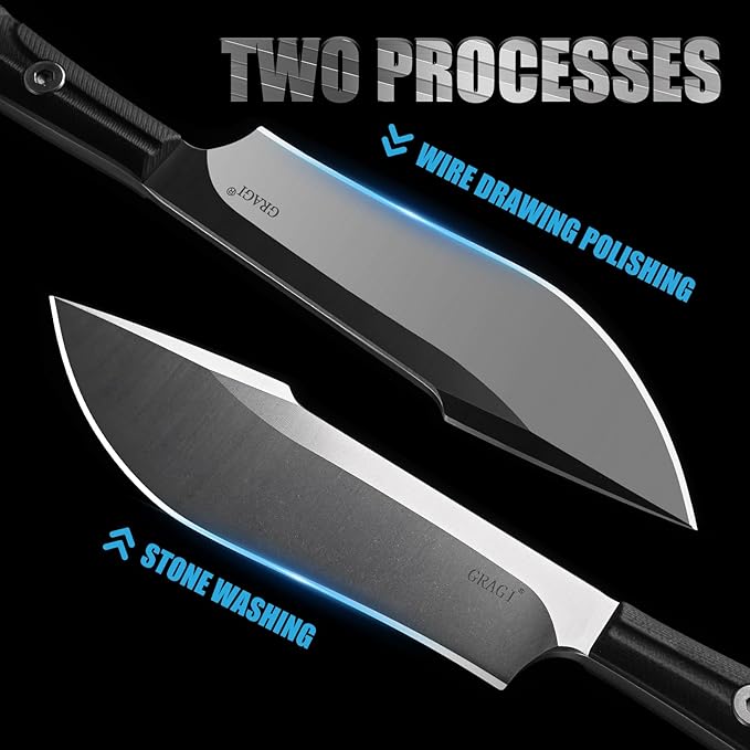G103 High-hardness Fixed Blade Knife.It Is Suitable For Hunting Outdoor Camping Exploration and Mountain Rescue. As a Practical Tool It Features a D2 Steel Blade and a G10 Handle. It Is a Hunting k