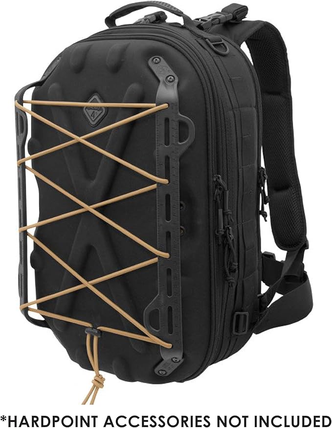 HAZARD 4 Pillbox™ Tactical Backpack – Heavy Duty Military Survival Pack for Men and Women – EDC Rucksack for Laptop Motorcycle Outdoor Bug Out Gym Range Travel and Camping – 29.5 Liter Black